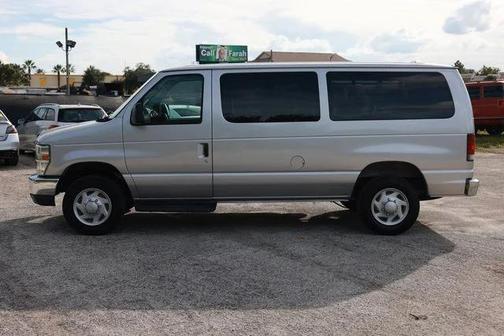 Silver Metallic 2008 Ford E350 Super Duty XL Wagon