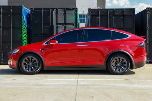 Red Multi-Coat 2018 Tesla Model X 100D
