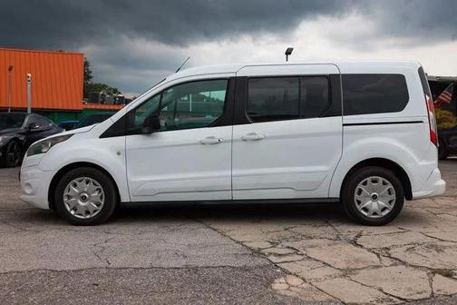 Frozen White 2015 Ford Transit Connect XLT w/Rear Liftgate