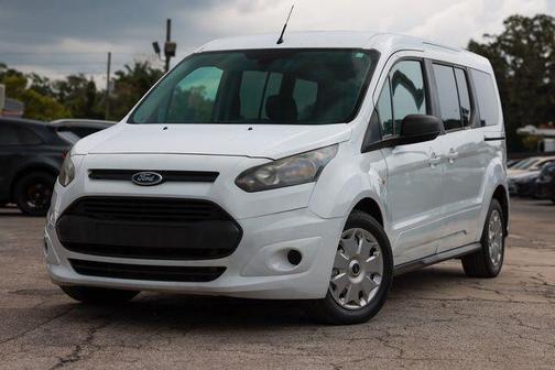 Frozen White 2015 Ford Transit Connect XLT w/Rear Liftgate