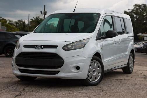 Frozen White 2015 Ford Transit Connect XLT w/Rear Liftgate