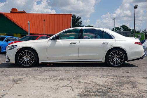 designo Diamond White Metallic 2021 Mercedes-Benz S-Class 4MATIC