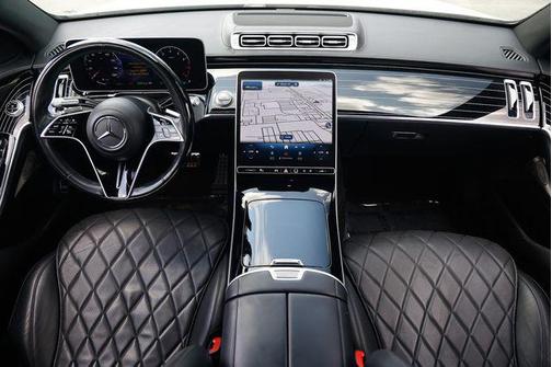 designo Diamond White Metallic 2021 Mercedes-Benz S-Class 4MATIC