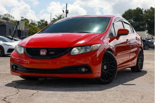 Orange Fire Pearl 2015 Honda Civic Si