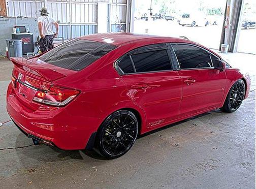Orange Fire Pearl 2015 Honda Civic Si