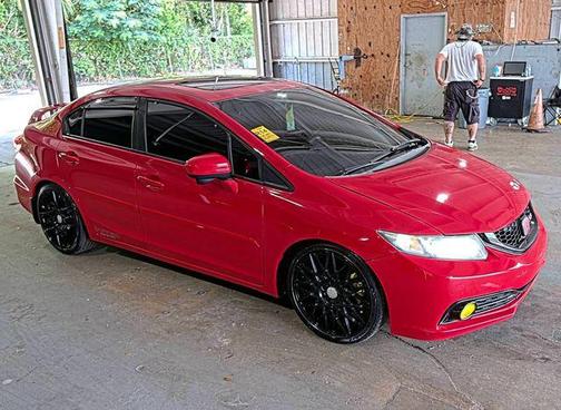 Orange Fire Pearl 2015 Honda Civic Si