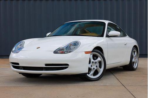 Biarritz White 2001 Porsche 911 Carrera 4
