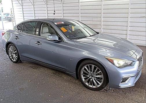 Iridium Blue 2018 INFINITI Q50 3.0t LUXE