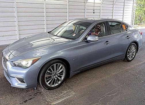 Iridium Blue 2018 INFINITI Q50 3.0t LUXE