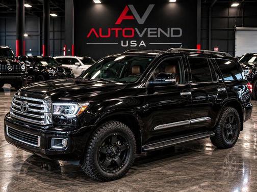 Midnight Black Metallic 2019 Toyota Sequoia Platinum