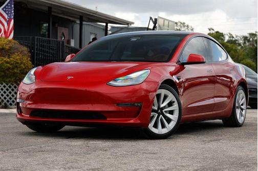 Red Multi-Coat 2022 Tesla Model 3 Standard Range