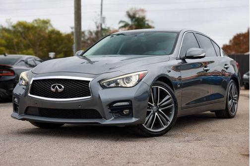 Graphite Shadow 2015 INFINITI Q50 Sport