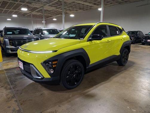 Yellow 2026 Hyundai KONA SEL Sport