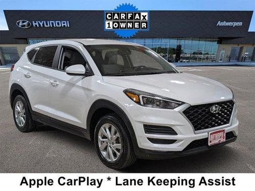 Cream White 2020 Hyundai TUCSON SE