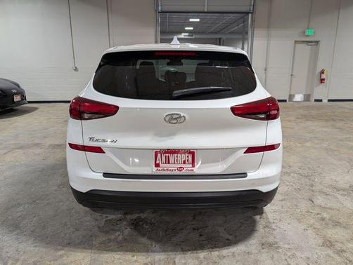 Cream White 2020 Hyundai TUCSON SE
