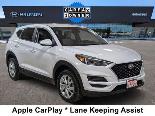 Cream White 2020 Hyundai TUCSON SE