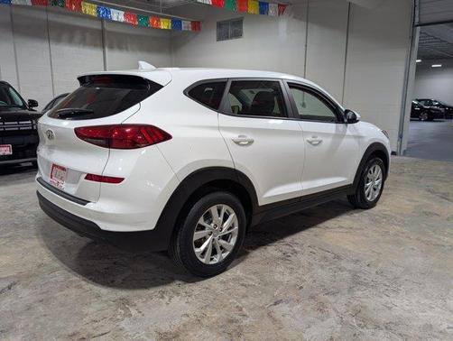 Cream White 2020 Hyundai TUCSON SE