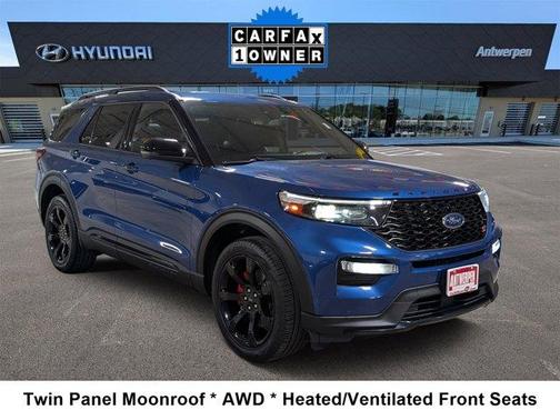 Atlas Blue Metallic 2023 Ford Explorer ST