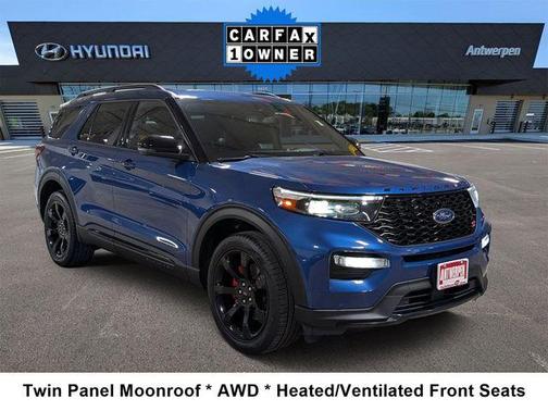 Atlas Blue Metallic 2023 Ford Explorer ST