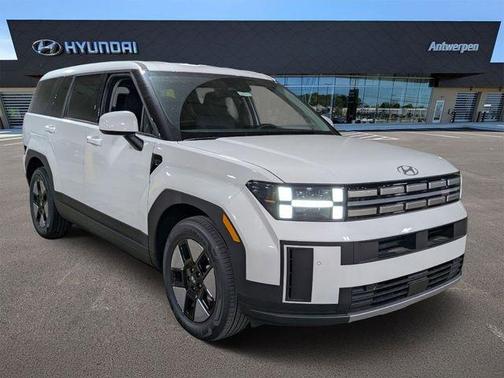 White 2026 Hyundai SANTA FE HEV SE