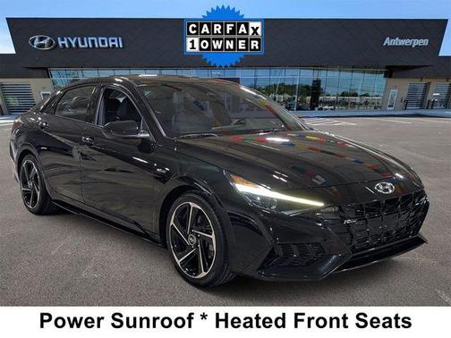 Phantom Black 2023 Hyundai ELANTRA N Line