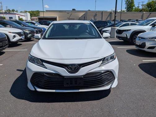 Super White 2019 Toyota Camry LE