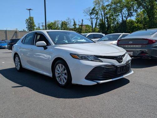 Super White 2019 Toyota Camry LE