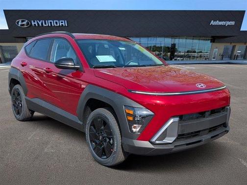Red Metallic 2026 Hyundai KONA SEL Sport