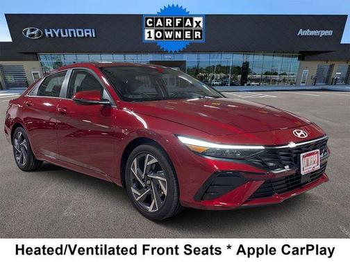 Red 2026 Hyundai ELANTRA HEV Limited