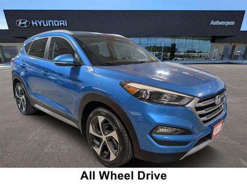 Caribbean Blue 2017 Hyundai TUCSON Sport