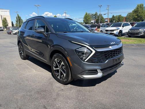 Gravity Gray 2024 Kia Sportage Hybrid EX