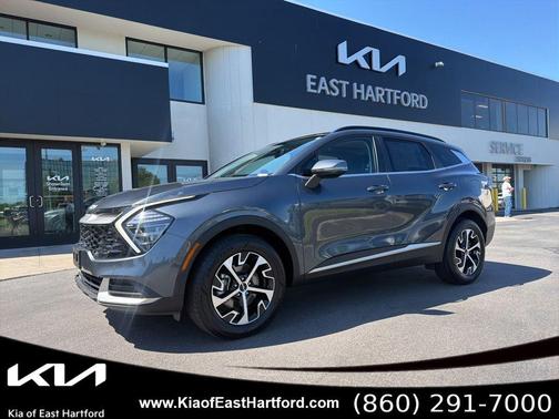 Gravity Gray 2024 Kia Sportage Hybrid EX