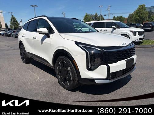 White 2026 Kia Sportage Hybrid SX-Prestige