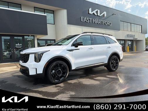 White 2026 Kia Sorento X-Line EX