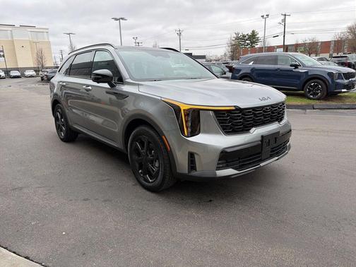 Steel Gray 2026 Kia Sorento Hybrid X-LINE SX PRESTIGE