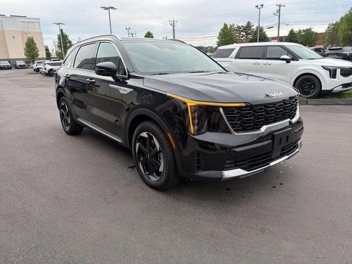 Aurora Black Pearl 2026 Kia Sorento Hybrid EX