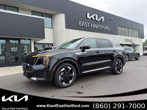 Aurora Black Pearl 2026 Kia Sorento Hybrid EX
