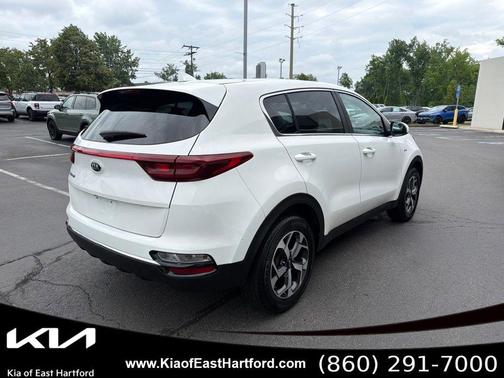 Clear White 2020 Kia Sportage LX
