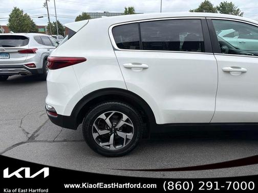 Clear White 2020 Kia Sportage LX