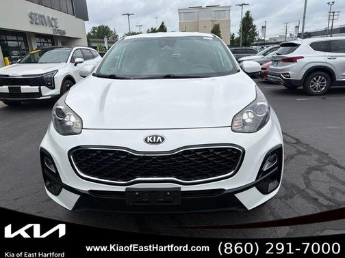 Clear White 2020 Kia Sportage LX