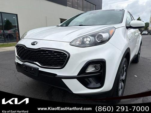 Clear White 2020 Kia Sportage LX