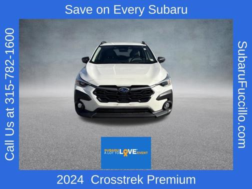 Crystal White Pearl 2024 Subaru Crosstrek Premium