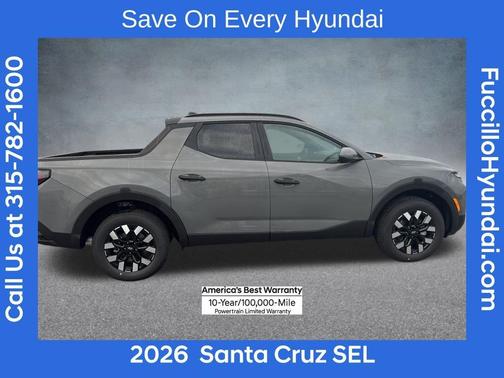 Hampton Gray 2026 Hyundai SANTA CRUZ SEL