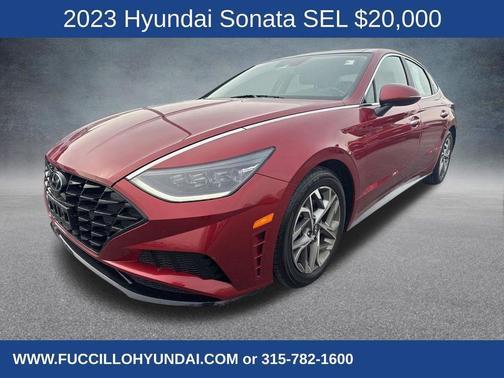 Red 2023 Hyundai SONATA SEL
