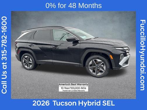 Ash Black 2026 Hyundai TUCSON Hybrid SEL