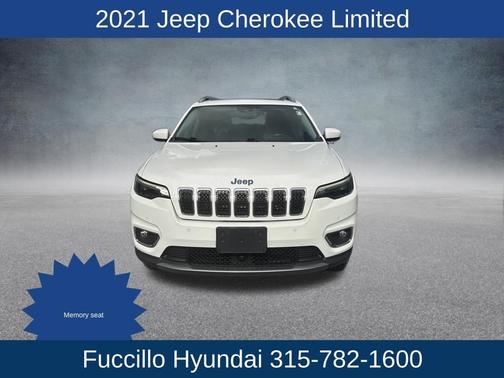 Bright White Clearcoat 2021 Jeep Cherokee Limited