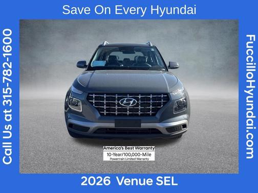 Gray 2026 Hyundai VENUE SEL