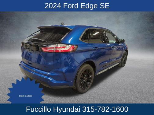 Atlas Blue Metallic 2024 Ford Edge SE