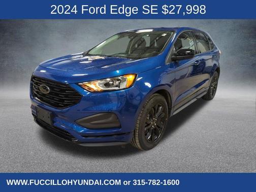 Atlas Blue Metallic 2024 Ford Edge SE