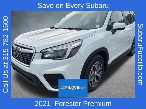 Crystal White Pearl 2021 Subaru Forester Premium